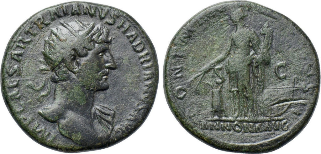 Roman Imperial, Hadrian, Dupondius for sale | Ancient Coins for sale