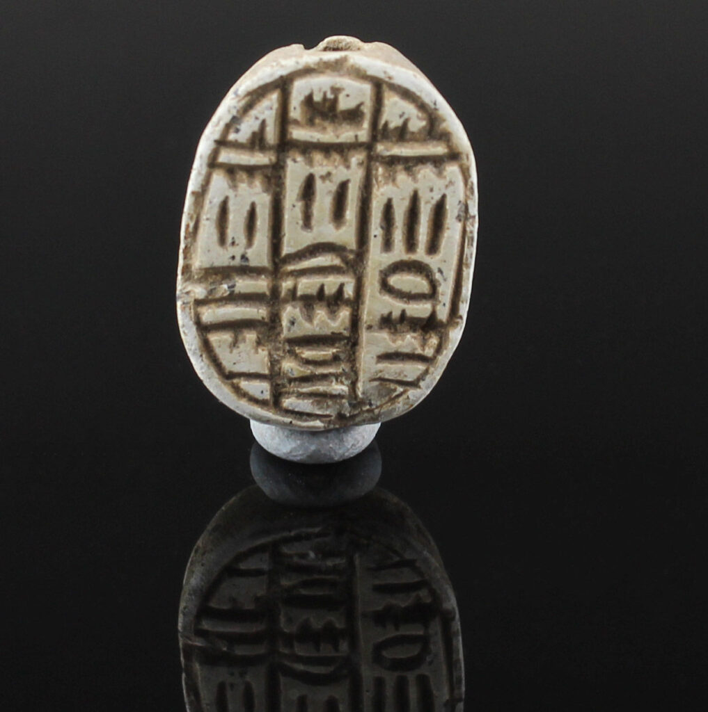 Egyptian scarab with pseudo-hieroglyphic script for sale | Egyptian ...