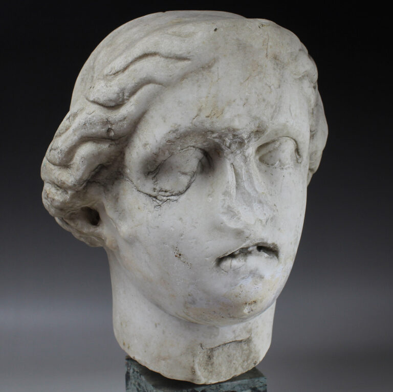 Roman head of a goddess for sale | Roman Antiquities for sale