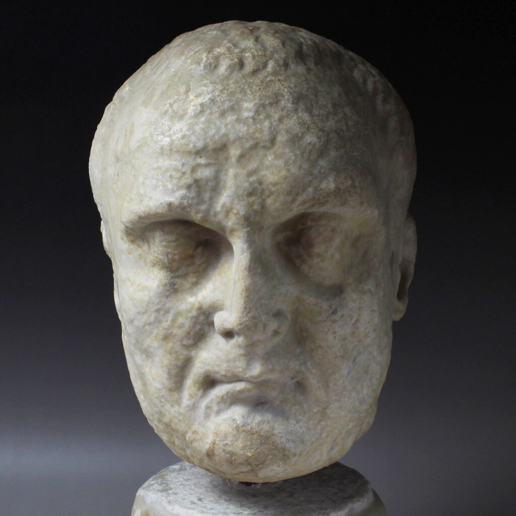 Roman portrait head of a Patrician for sale | Roman Antiquities for sale