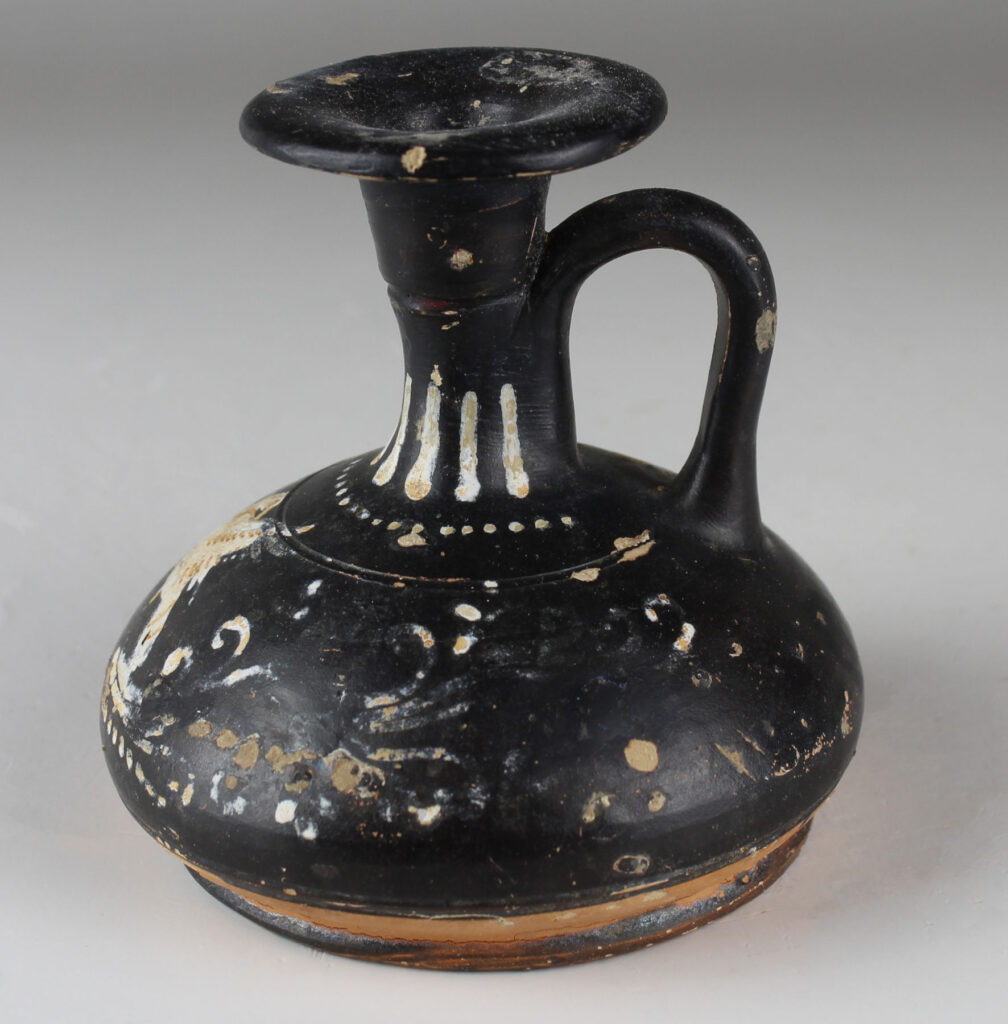 Greek squat lekythos with a bird for sale | Greek Antiquities for sale