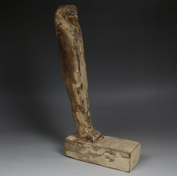 Egyptian Ptah-Sokar-Osiris figure inscribed