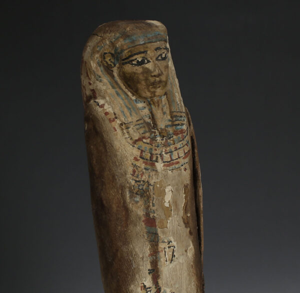 Egyptian Ptah-Sokar-Osiris figure inscribed