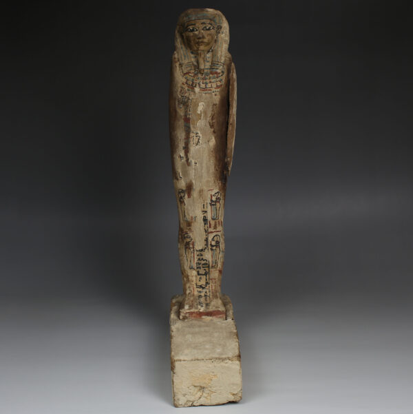 Egyptian Ptah-Sokar-Osiris figure inscribed