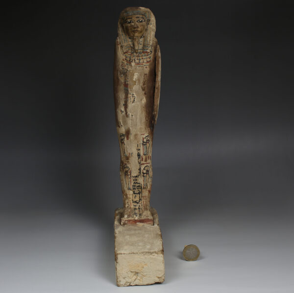 Egyptian Ptah-Sokar-Osiris figure inscribed