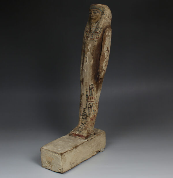 Egyptian Ptah-Sokar-Osiris figure inscribed