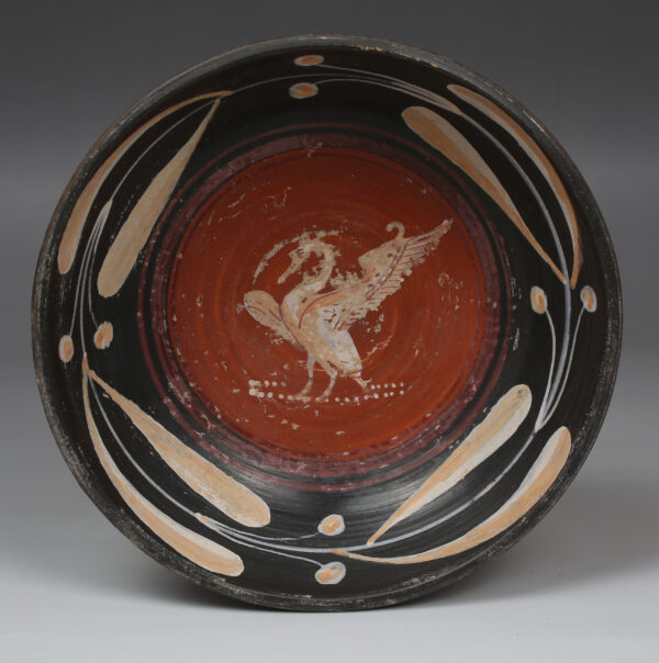 Greek bowl depicting a swan