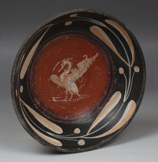 Greek bowl depicting a swan