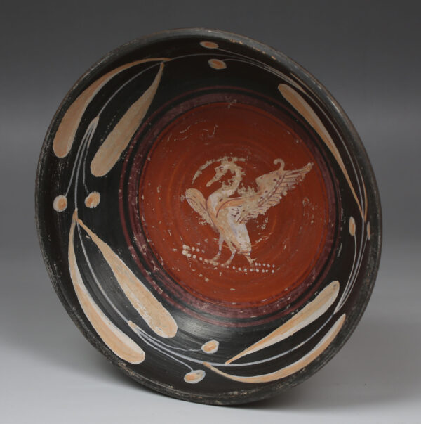 Greek bowl depicting a swan