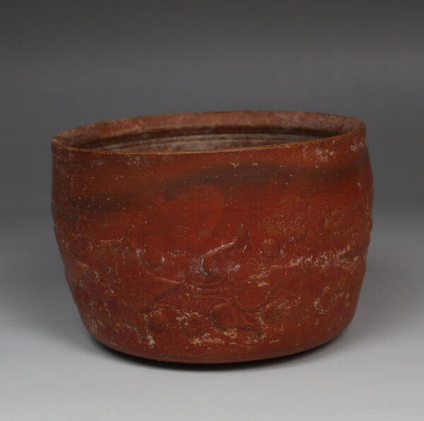 Roman bowl with floral decoration