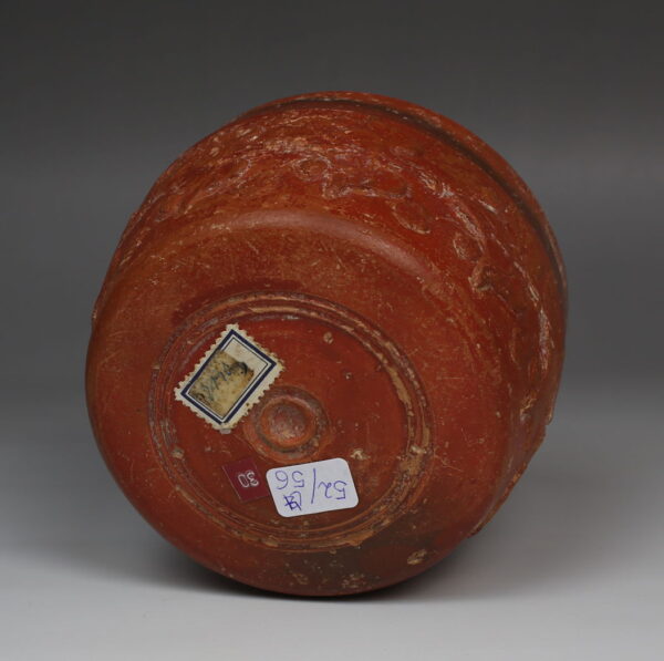 Roman bowl with floral decoration